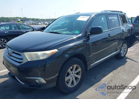 2013 Toyota Highlander Se V6 из США, поврежденный, VIN 5TDBK3EH4DS189449